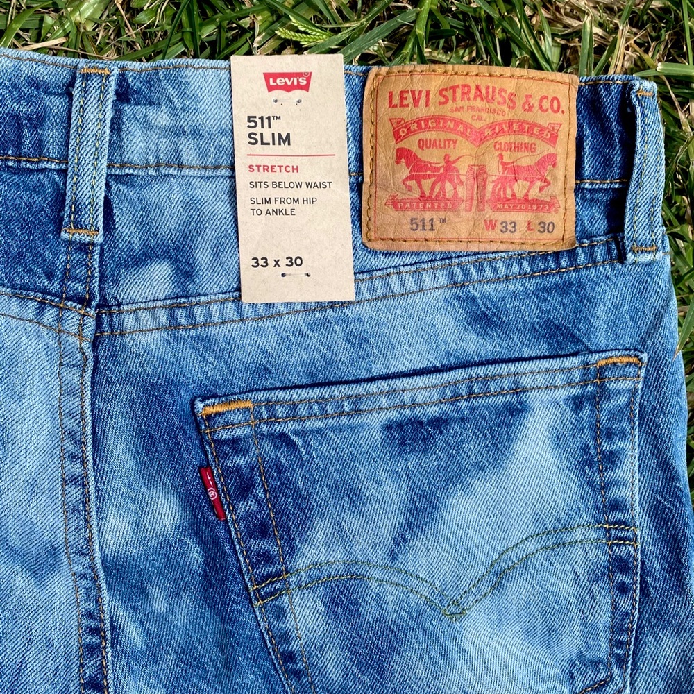 Levi's 511 Slim Stretch Acid Wash Jeans